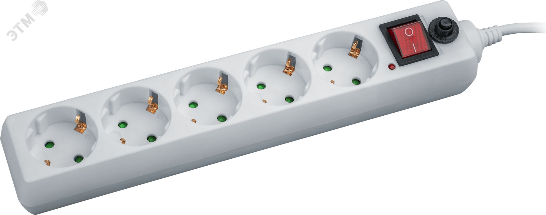 Изображение товара Сетевой фильтр Navigator NSP-05-500-ESC-3х0.75 5 гнезд 5м