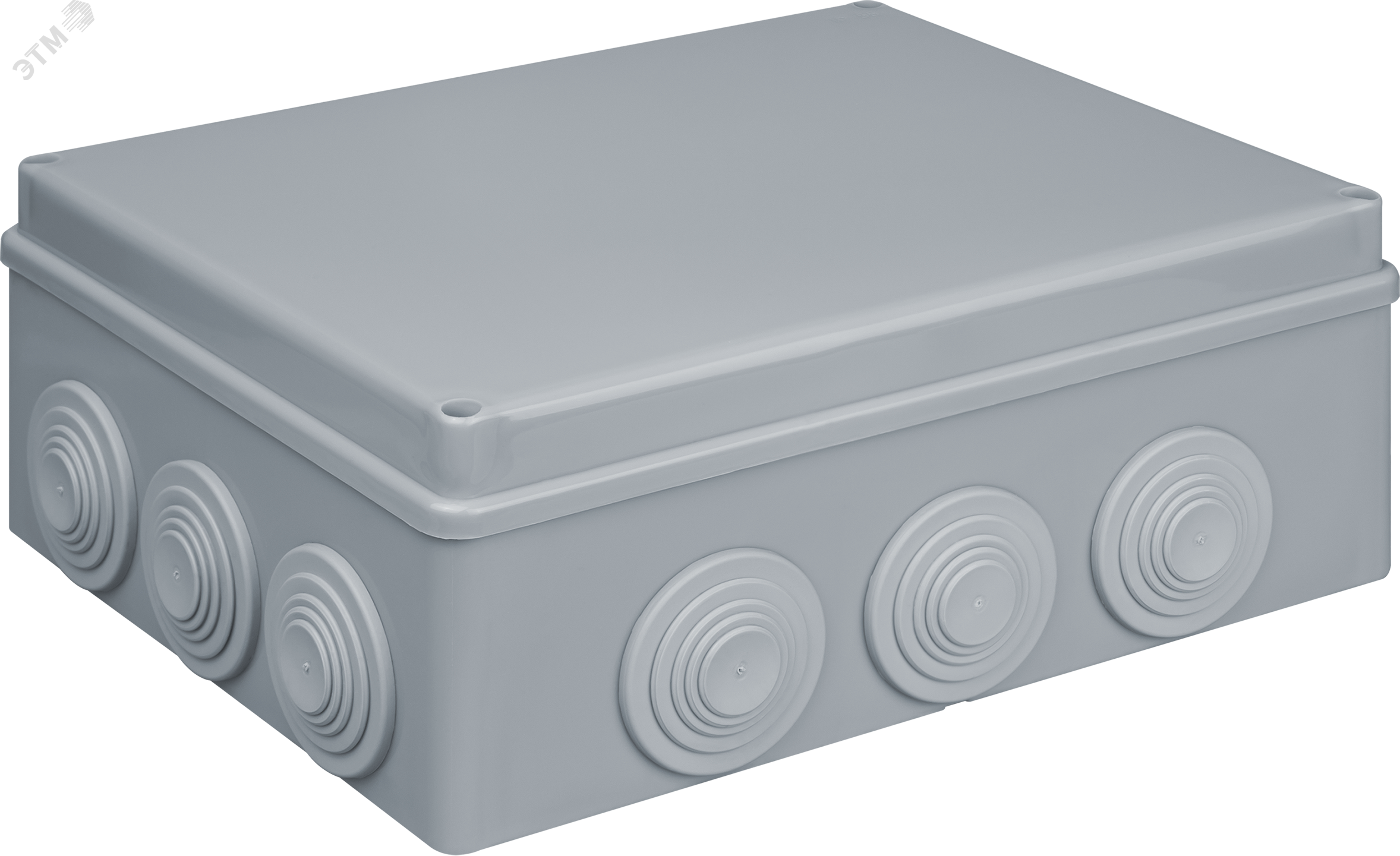 Изображение товара Коробка NSS-DB-240-190-90-12-GR распаячная открытого монтажа с мембранами 240х190х90 (шт)