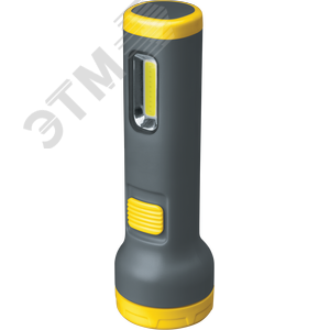 Фонарь светодиодный NPT-CP21-ACCU 1LED 1Вт+1COB LED 1Вт аккумуляторный пластик