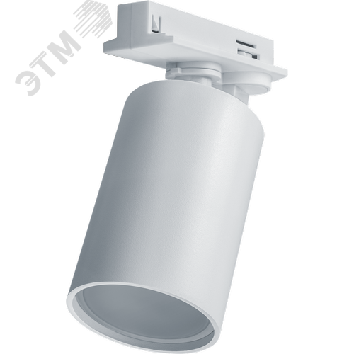 Светильник трековый на шинопровод под лампу NLT-TP1-1L-GU10-WH однофазный GU10 белый - фото 1