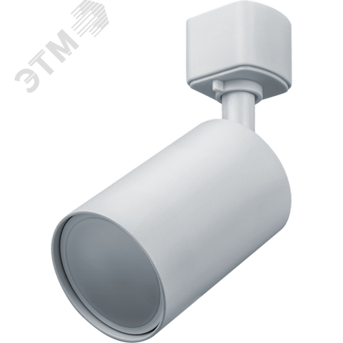 Светильник трековый на шинопровод под лампу NLT-TM1-1L-GU10-WH однофазный GU10 белый - фото 1