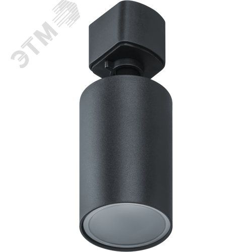 Светильник трековый на шинопровод под лампу NLT-TM1-1L-GU10-BL однофазный GU10 черный - фото 2