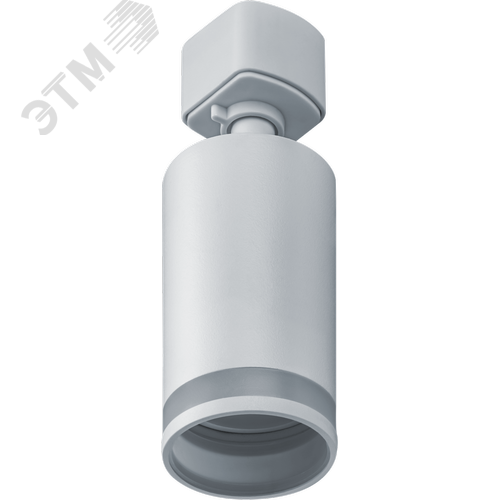 Светильник трековый на шинопровод под лампу NLT-TM2-1L-GU10-WH однофазный GU10 белый - фото 2