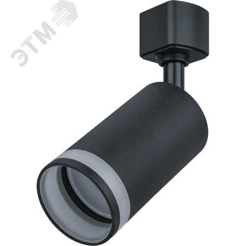 Светильник трековый на шинопровод под лампу NLT-TM2-1L-GU10-BL однофазный GU10 черный - фото 1