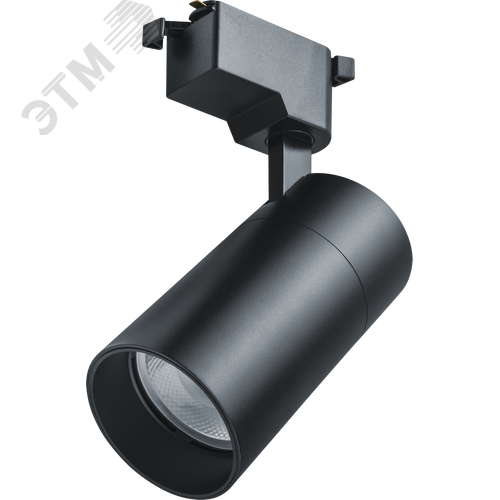 Светильник трековый светодиодный на шинопровод NLT-T1-1L-25W-840-BL-LED однофазный черный 25 Вт 4000К - фото 1