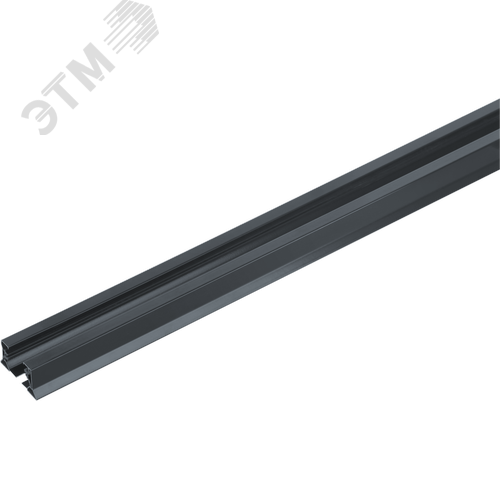 Шинопровод однофазный NLT-B-1L-AS2-BL-200 с вводом питания и заглушкой черный 2м - фото 1