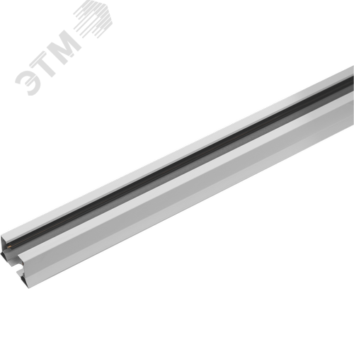 Изображение товара Шинопровод однофазный NLT-B-1L-AS2-WH-200 с вводом питания и заглушкой белый 2м (шт)