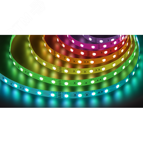 Изображение товара Лента светодиодная 14.4Вт/м 24В RGB IP20 60LED/м NLS-5050 5м (шт)