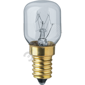 Лампа накаливания специального назначения РН 15вт 230в Е14 T25 CL для духовых шкафов (61207 NI-T25)