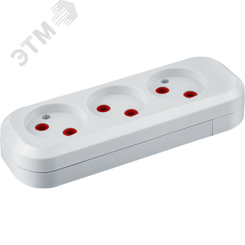 Колодка NCA-BL01-03-X-WH 3гн б/з пластик - фото 1