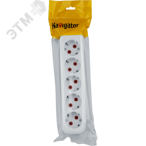 Колодка NCA-BL01-05-E-WH 5гн с/з пластик - фото 2