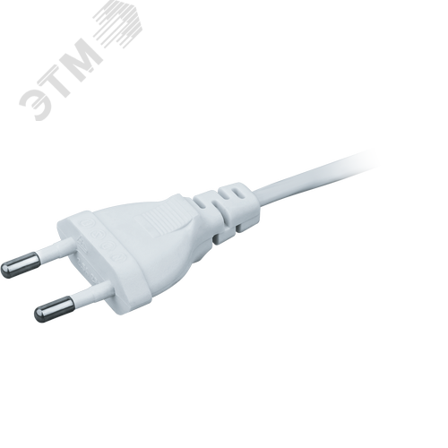 Шнур NPS-FS01-170-2x0.5WH 1.7м с выключателем белый - фото 3