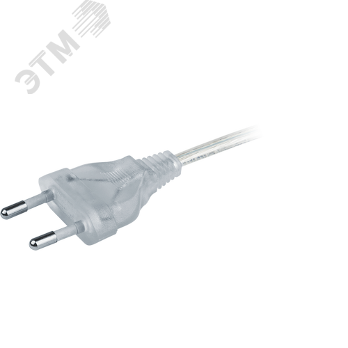 Шнур NPS-FS-170-2x0.5-TR 1.7м с выключателем прозрачный - фото 3