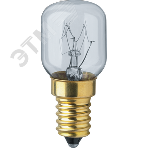Лампа накаливания специального назначения РН 15вт 230в Е14 T25 CL для духовых шкафов