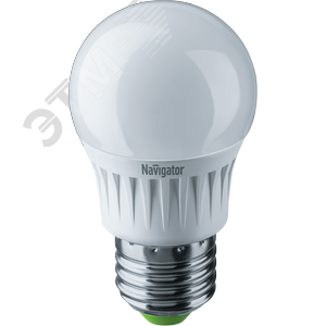 Лампа светодиодная LED 7вт Е27 диммируемая белый шар