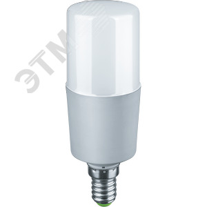 Лампа светодиодная LED 10вт Е14 теплый матовая цилиндр