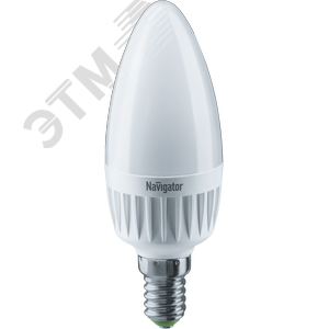 Лампа светодиодная LED 7вт Е14 теплый 3STEPDIMM матовая свеча