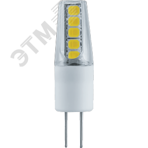 Лампа светодиодная LED 2.5вт 12в G4 тепло-белый капсульная