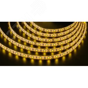 Лента светодиодная LEDх60/м 5м 4.8w/m 12В IP65 желтый