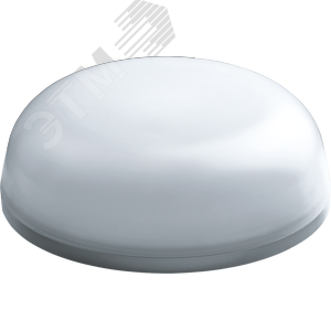 Светильник светодиодный ДБП-6w с оптико-акустическим датчиком 4000K 450Лм круглый пластиковый IP54 белый
