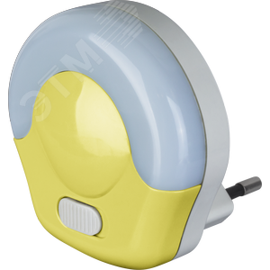 Ночник светодиодный 0.5w LED NNL-SW04-Y с выключателем желтый