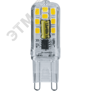 Лампа светодиодная LED 3вт 230в G9 дневной капсульная