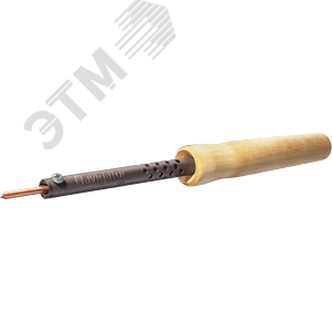 Паяльник деревянная ручка клин прямой NSE-Pes01-25W-СP