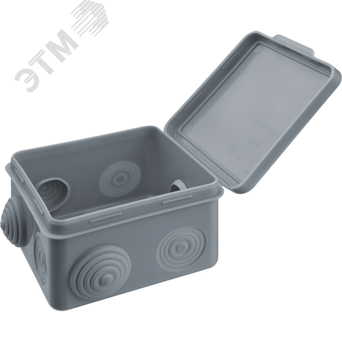 Коробка NSS-DB-80-80-50-7-GR распаячная открытого монтажа - фото 2