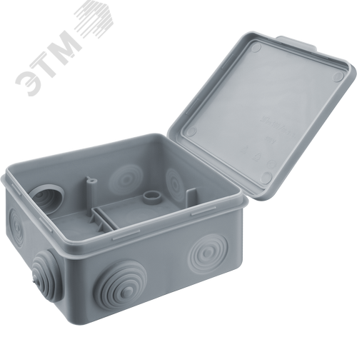 Коробка NSS-DB-100-100-50-8-GR распаячная открытого монтажа - фото 2