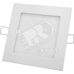 Светильник светодиодный ДВО-11w 4000К 800Лм квадратный slim белый
