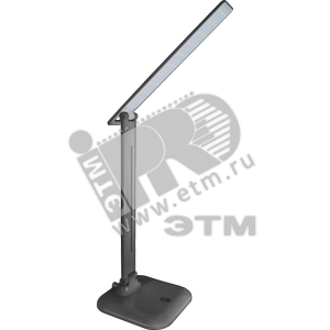 Светильник настольный светодиодный NDF-D015-10W-6K-BL-LED на основании с диммером черный (94682 NDF-D015)