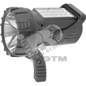 Фонарь светодиодный NPT-SP12-ACCU 1LED 3Вт+18+4LED аккумуляторный прожектор пластик
