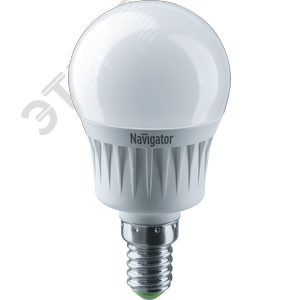 Лампа светодиодная LED 7вт E14 теплый шар