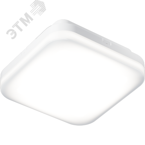 Светильник светодиодный ДБП-12w 4000К 1450 Лм IP66 с блоком аварийного питания на 1ч квадратный - фото 2