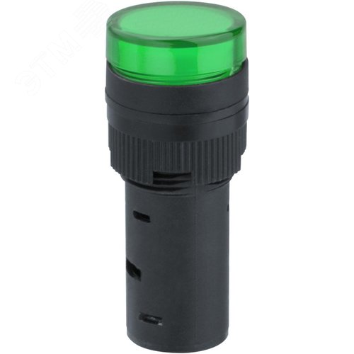 Изображение товара Лампа индикаторная NBI-I-AD16-230-G зеленая d16мм 230В AC/DC (шт)