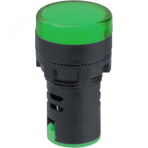 Изображение товара Лампа индикаторная NBI-I-AD22-24-G зеленая d22мм 24В AC/DC (шт)