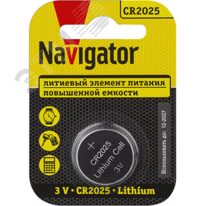 Батарейка NBT-CR2025-BP1