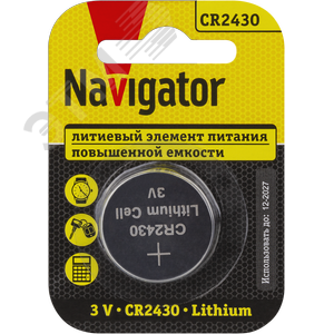 Батарейка NBT-CR2430-BP1