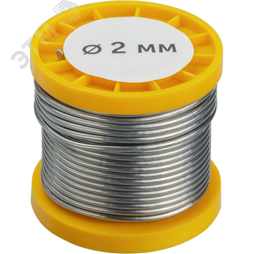 Припой 93 087 NEM-Pos02-61K-2-K200 (ПОС-61, катушка, 2 мм, 200 гр) - фото 2
