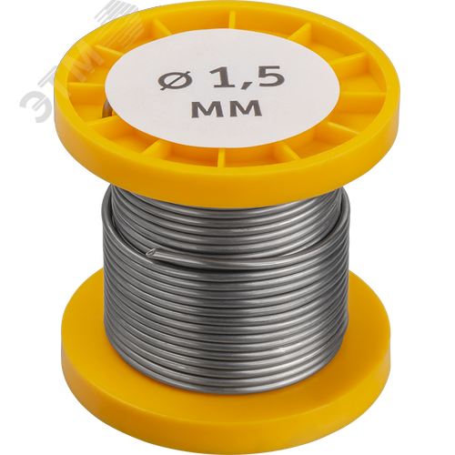 Припой 93 080 NEM-Pos02-63K-1.5-K50 (ПОС-63, катушка, 1.5 мм, 50 гр) - фото 2