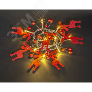 Изображение товара Гирлянда светодиодная новогодняя NGF-D014-10WW-2AA (шт)