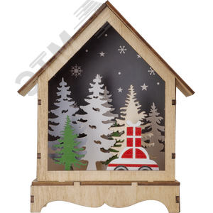 Гирлянда светодиодная новогодняя NGF-D045-03 новогодний домик - фото 1