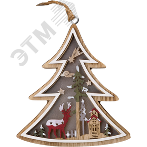 Гирлянда светодиодная новогодняя NGF-D045-04 игрушка елочка - фото 1