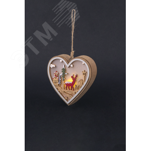 Гирлянда светодиодная новогодняя NGF-D045-06 игрушка сердце - фото 2