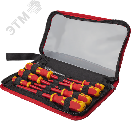 Отвертка 80 282 NHT-Оtd01-H8 (диэлектрическая, набор 8 шт.) - фото 2