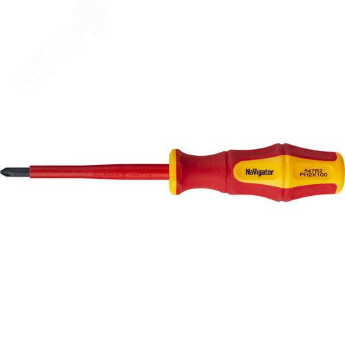 Отвертка Navigator 93 423 NHT-Otd03-PH2-100 (диэлектрическая) - фото 2