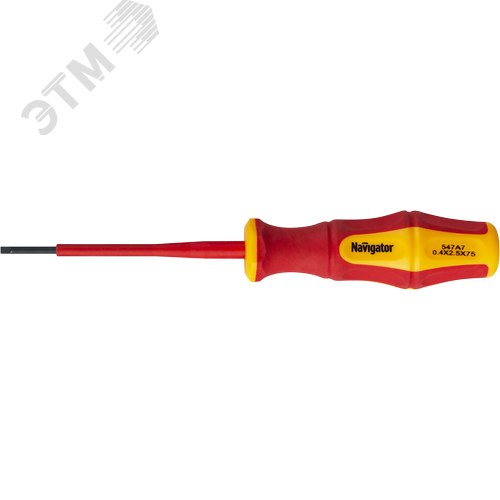 Отвертка Navigator 93 426 NHT-Otd03-SL2.5-75 (диэлектрическая) - фото 2