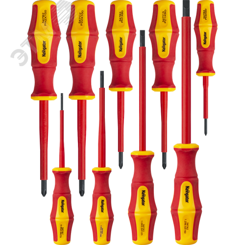Изображение товара Отвёртка 95 264 NHT-Оtd03-H9 (диэлектрическая, набор 9 шт) (УпЗавод)