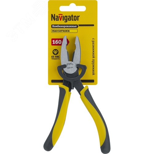 Пассатижи NHT-Pa04-160 (160 мм, возврат пружина) - фото 2