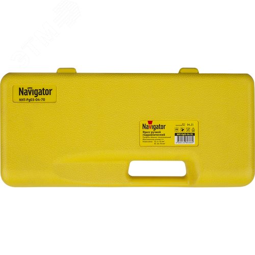 Пресс гидравлический ручной 4-70 мм2 плавный ход NHT-Pg03-04-70 - фото 3